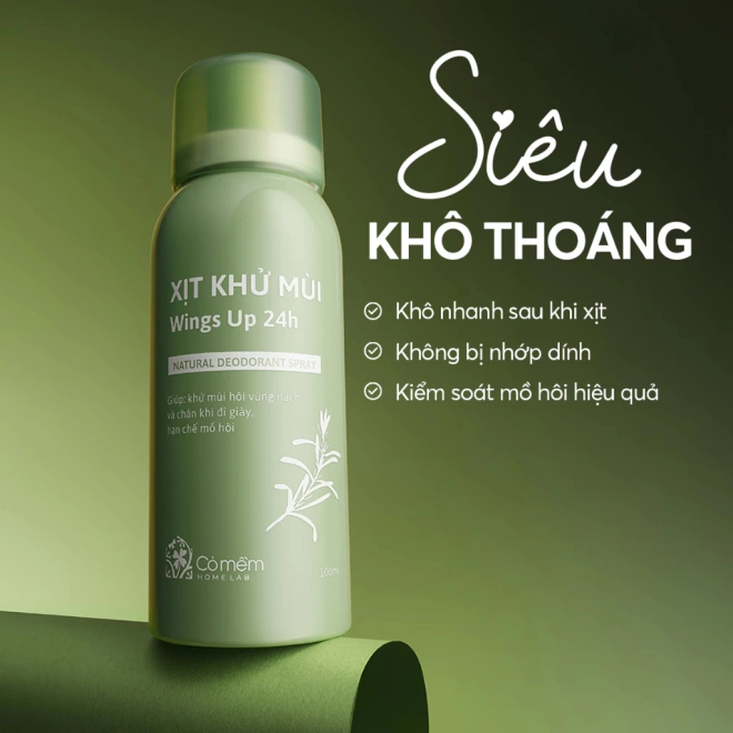 Xịt Khử Mùi Wings Up 24h Khử Mùi Hôi 4 Xịt Khử Mùi Wings Up 24h Khử Mùi Hôi - Ảnh 4